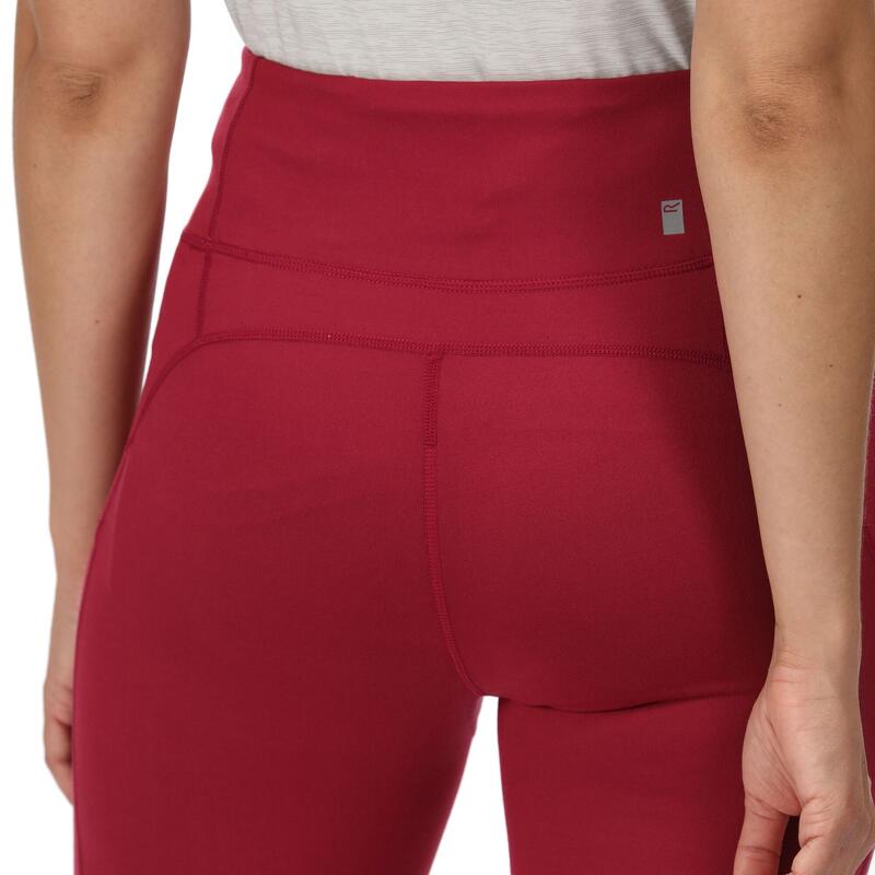 Legging de randonnée femme stretch Extol Regatta Holeen II magenta