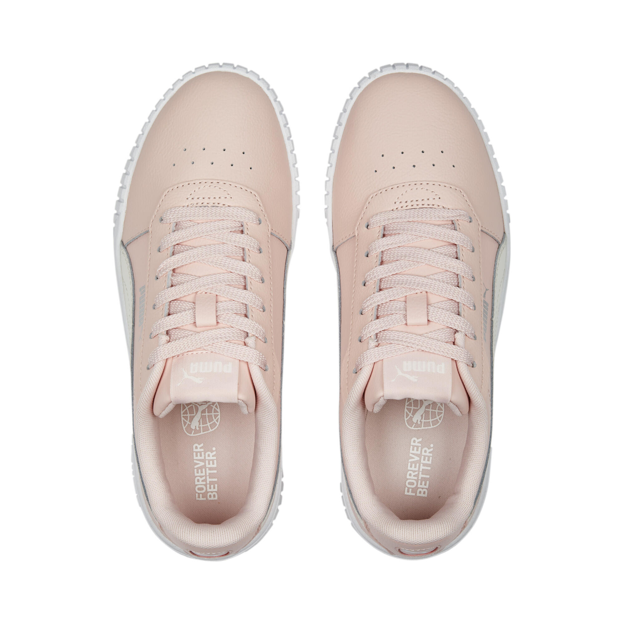 Sneakers Carina 2.0 Femme PUMA Rose Dust Warm White Silver Pink Metallic 6/7