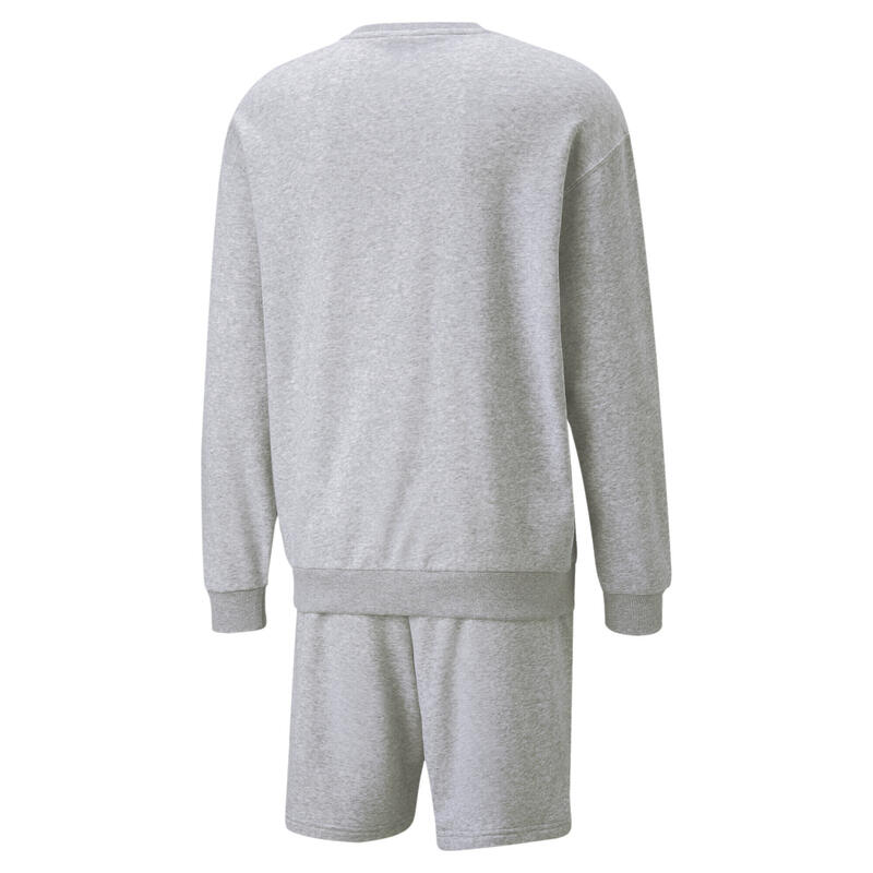 Relaxed Sweatsuit Herren PUMA Light Gray Heather