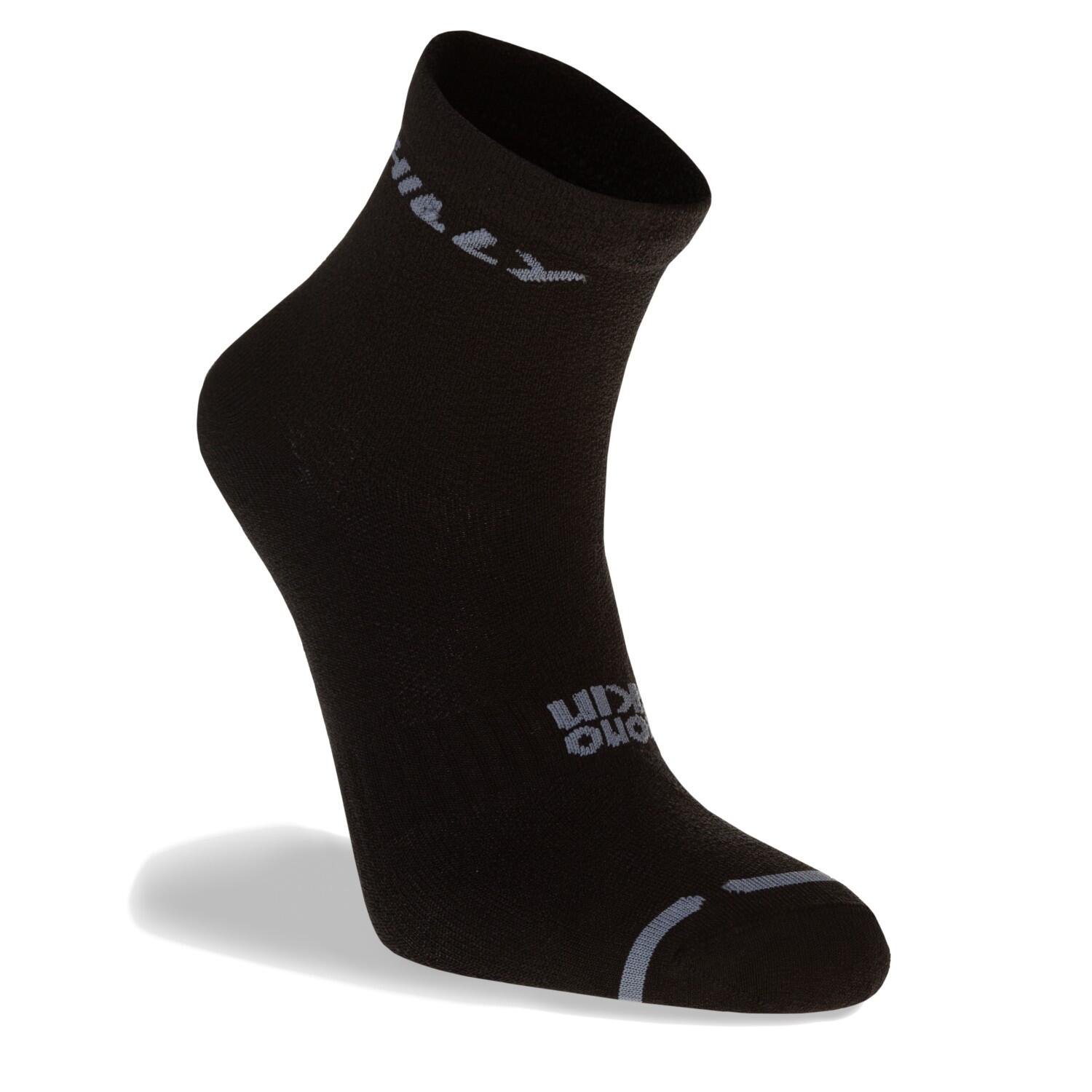 Hilly Active Anklet Zero Cushioning - Zwart/Grijs - 43/46 1/2