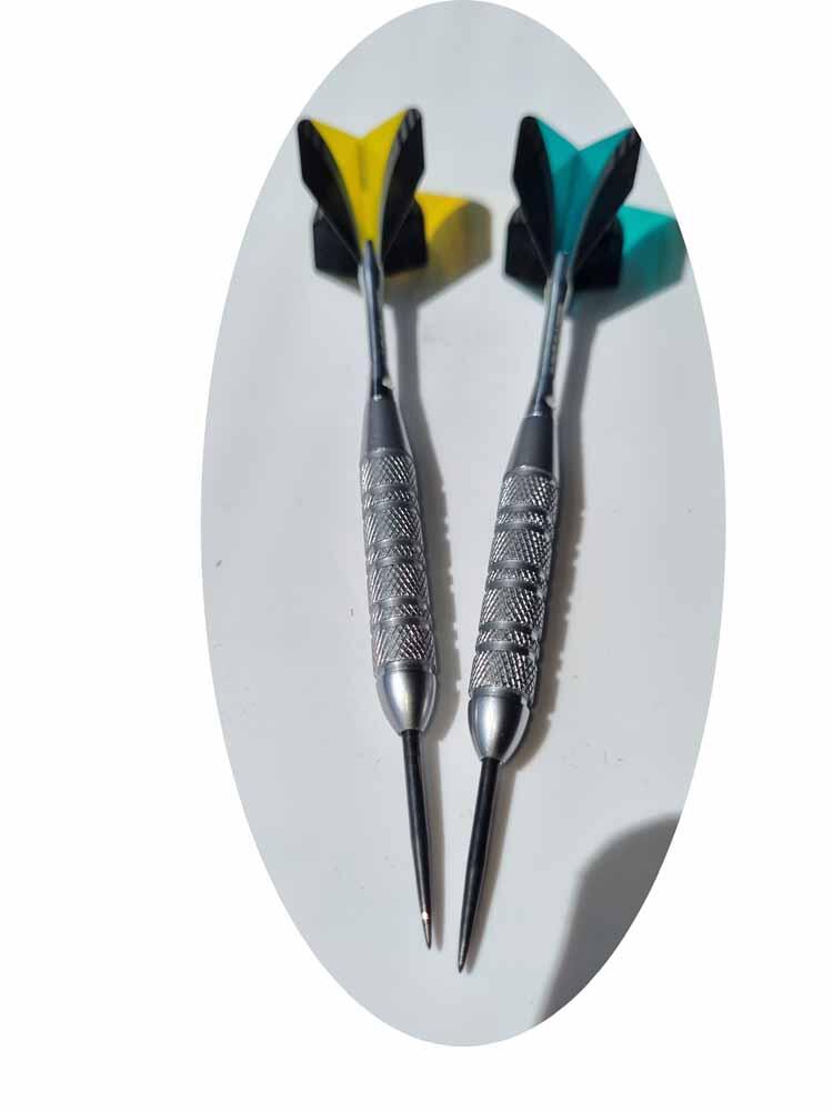 ABC Darts - 2 sets Silver Brass Dartpijlen - 23 gram 5/5