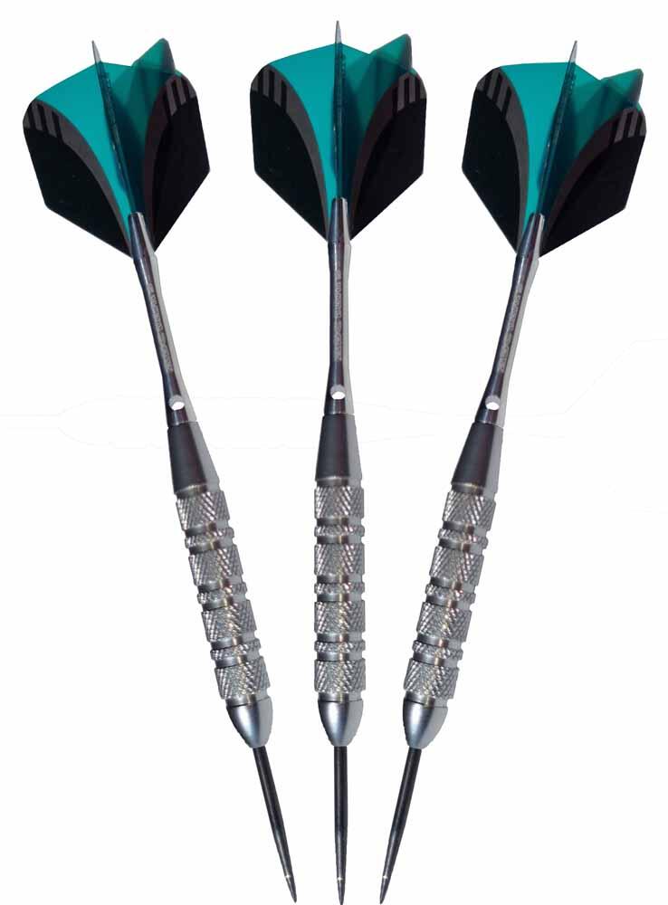 ABC Darts - 2 sets Silver Brass Dartpijlen - 23 gram 3/5