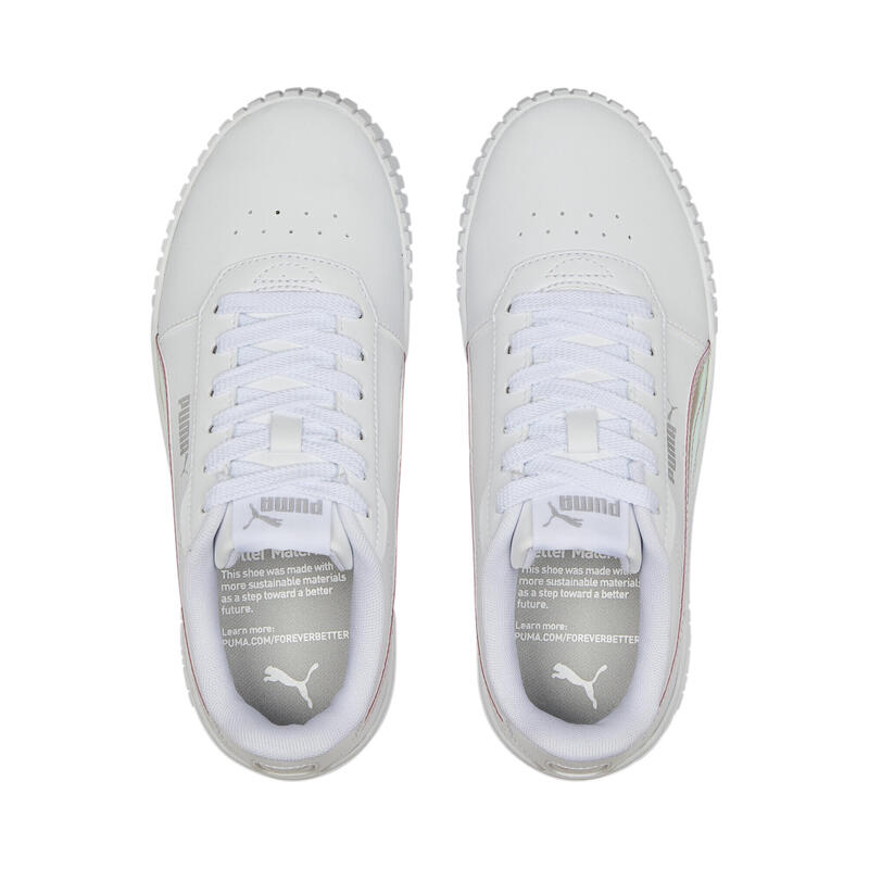 Tenisky pro mládež Carina 2.0 Holo PUMA White Silver Gray