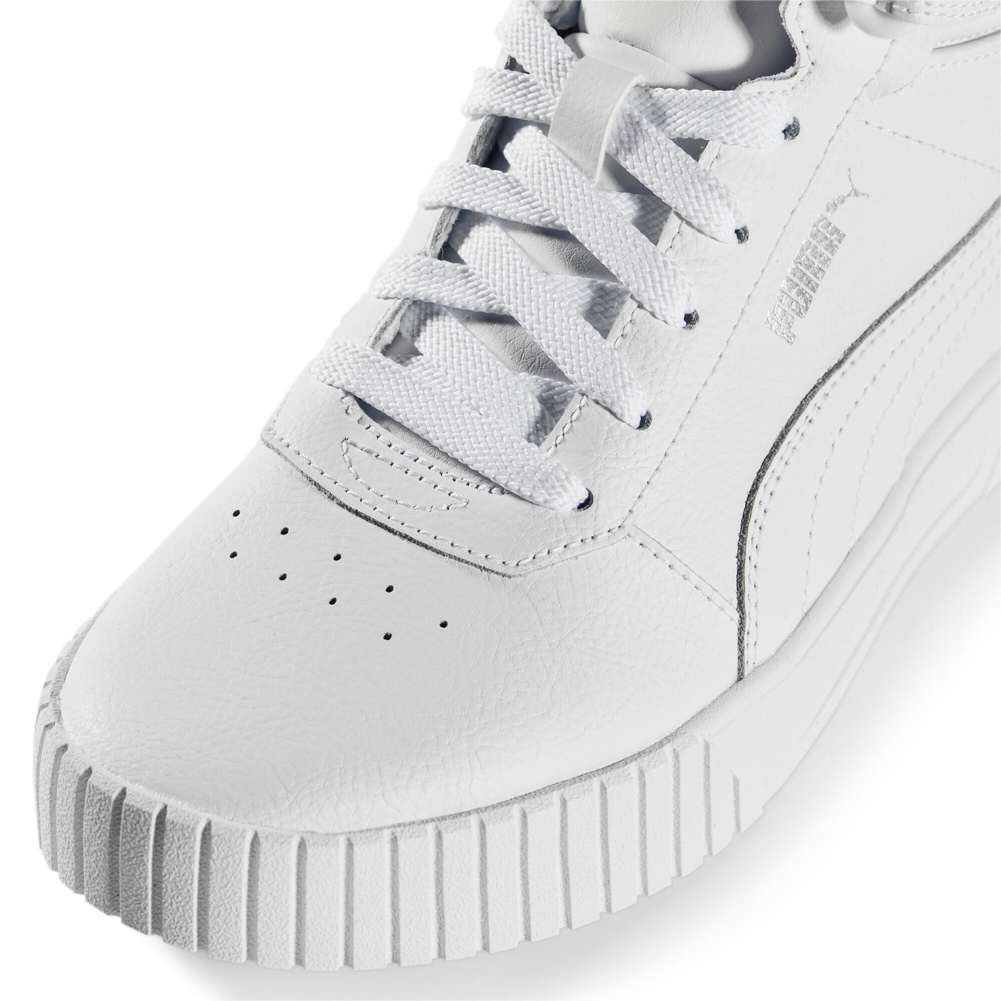 Sneakers Carina 2.0 Mid da donna PUMA White Silver Gray 7/7