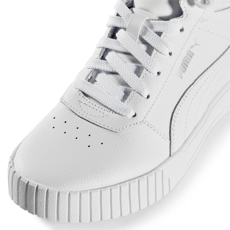 Pantofi Carina 2.0 Mid Femei PUMA White Silver Gray