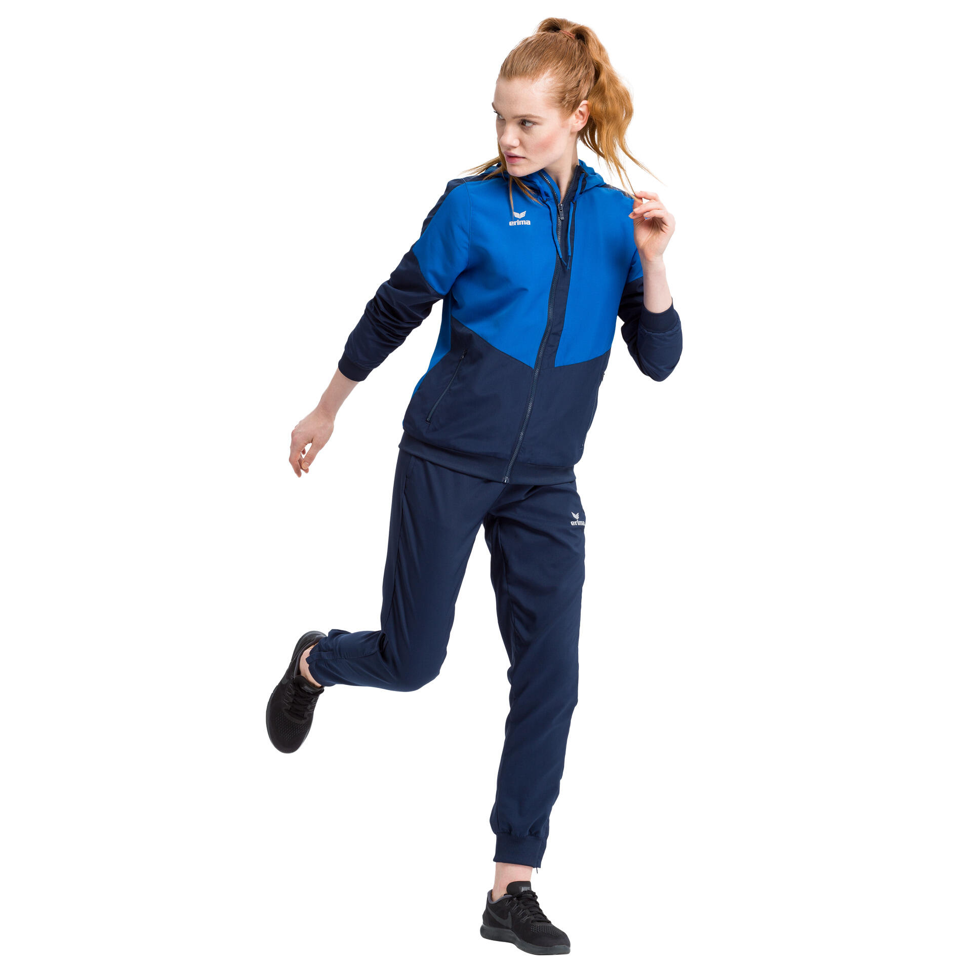 Giacca con cappuccio donna Erima Tracktop Squad 7/7