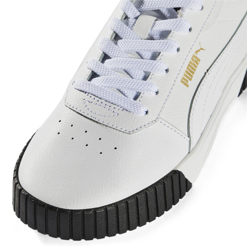 Sneakers Carina 2.0 da donna PUMA White Team Gold Black Beige