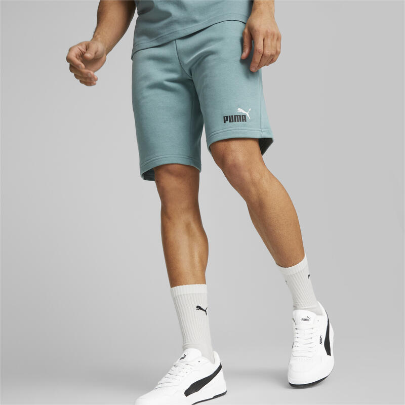 PUMA Decathlon Hombre Shorts Two-Tone | Gray Adriatic Essentials+
