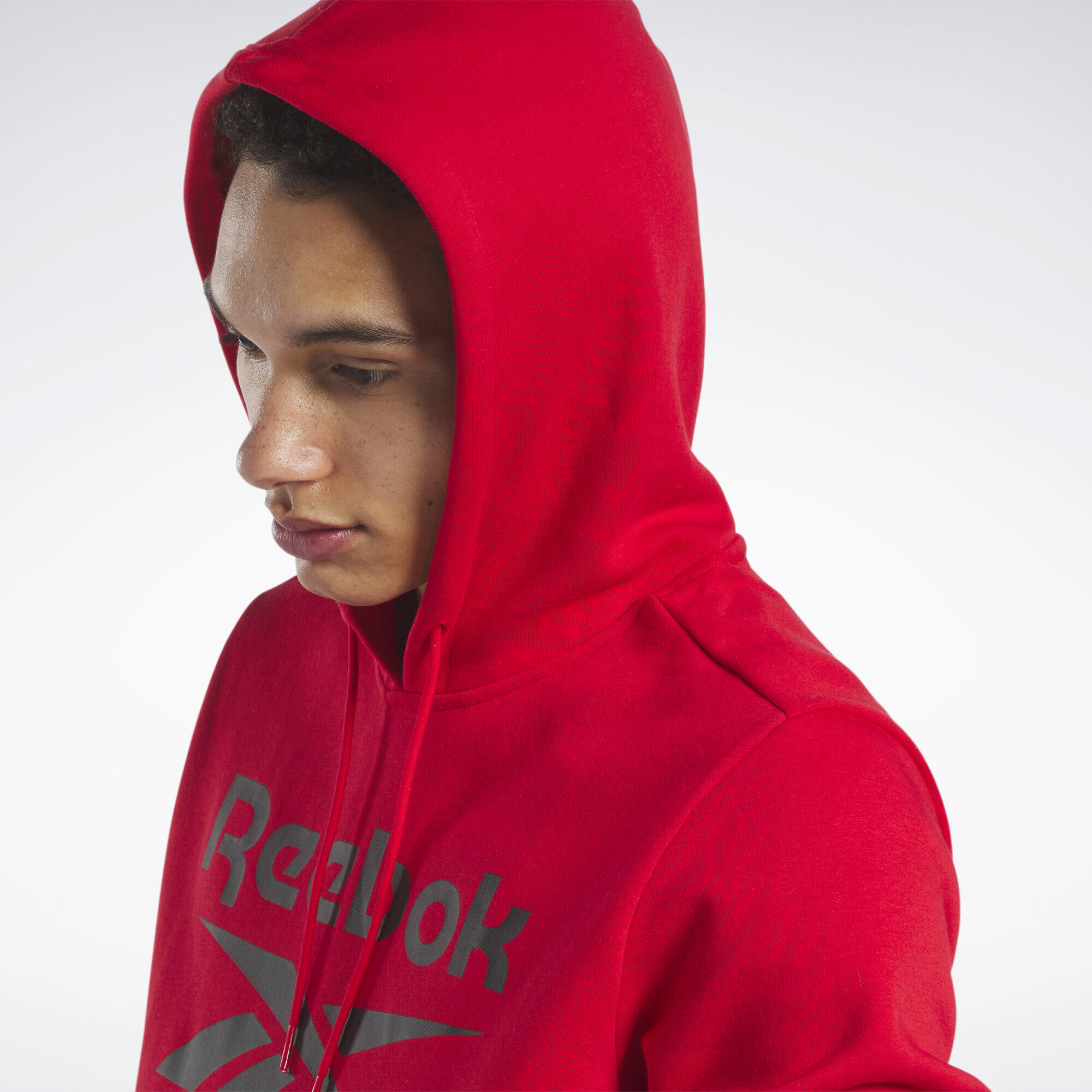 Sweat à capuche en molleton Reebok Identity Stacked Logo 7/7
