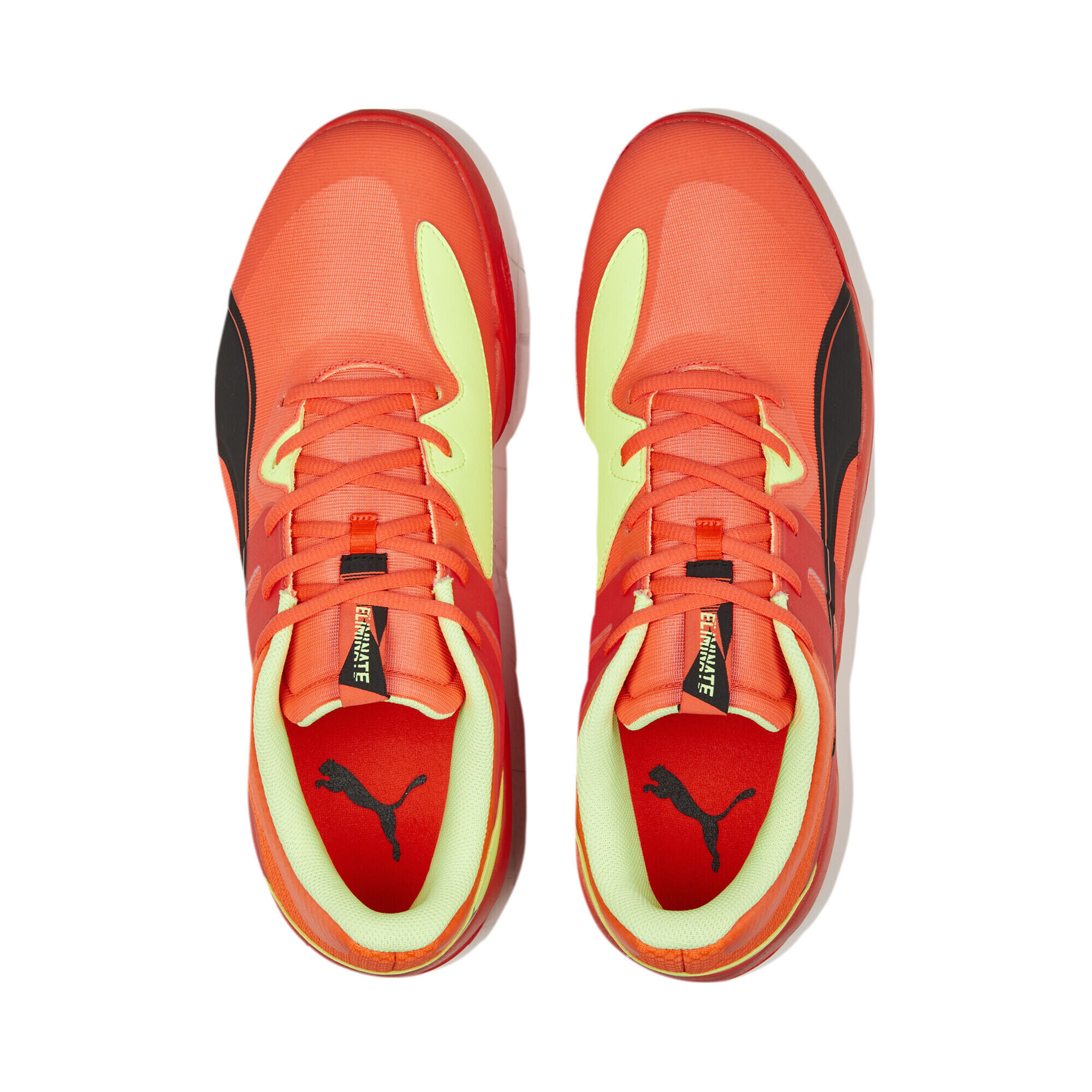 Zapatillas deportivas Eliminate Pro II Indoor PUMA Red Blast Fast Yellow Black 6/6