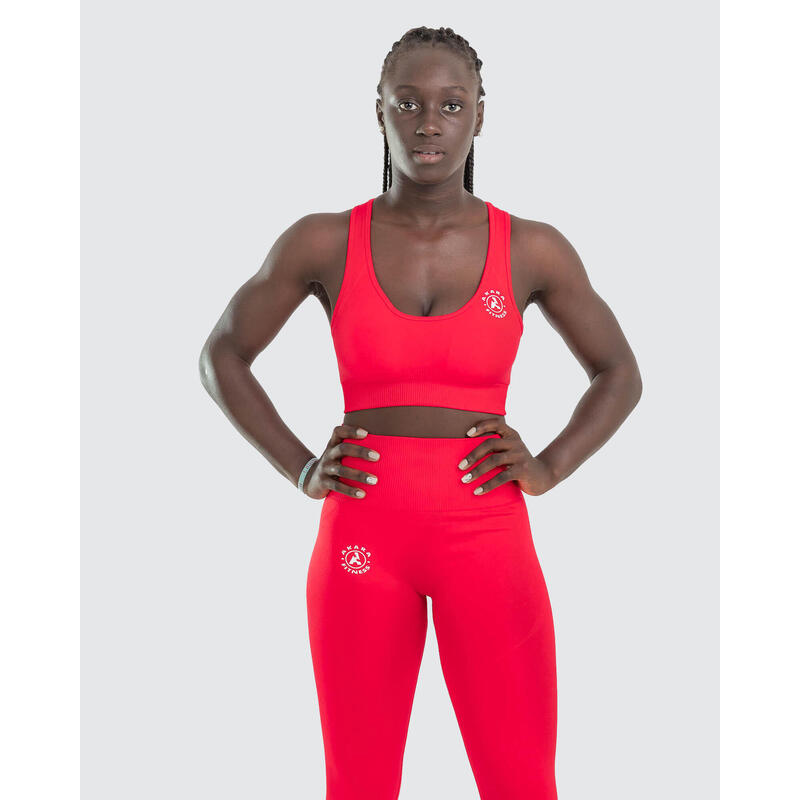 Soutien gorge de sport Arival, Fitness sans couture rouge