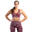 Soutien-gorge de sport pour femmes Camouflage RX Fitness rouge