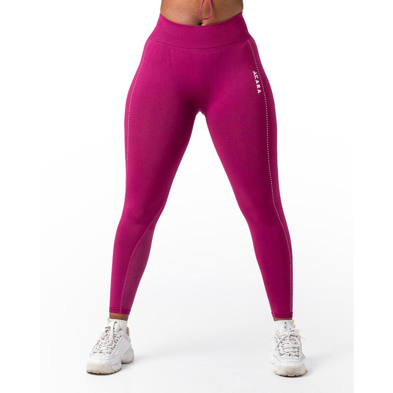 Rode SLIM fitnesslegging voor dames