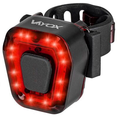 Vayox va0048 fietsachterlicht 100lm rood oplaadbaar