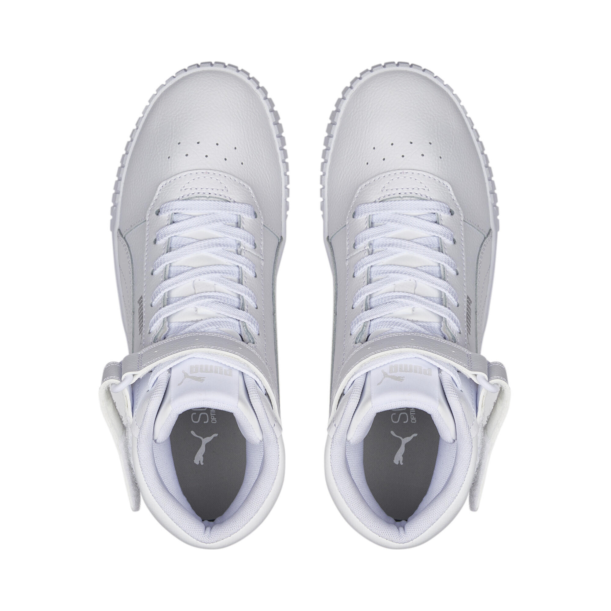 Sneakers Carina 2.0 Mid da donna PUMA White Silver Gray 6/7