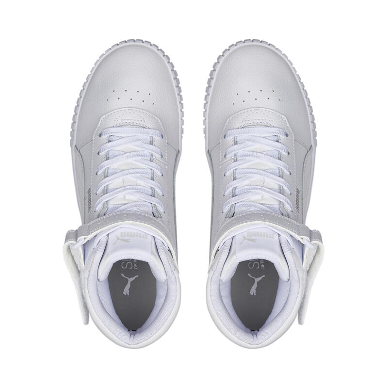Pantofi Carina 2.0 Mid Femei PUMA White Silver Gray