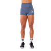 MINI dames fitnessshort blauw