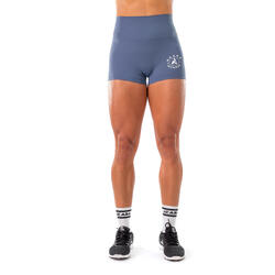 MINI dames fitnessshort blauw