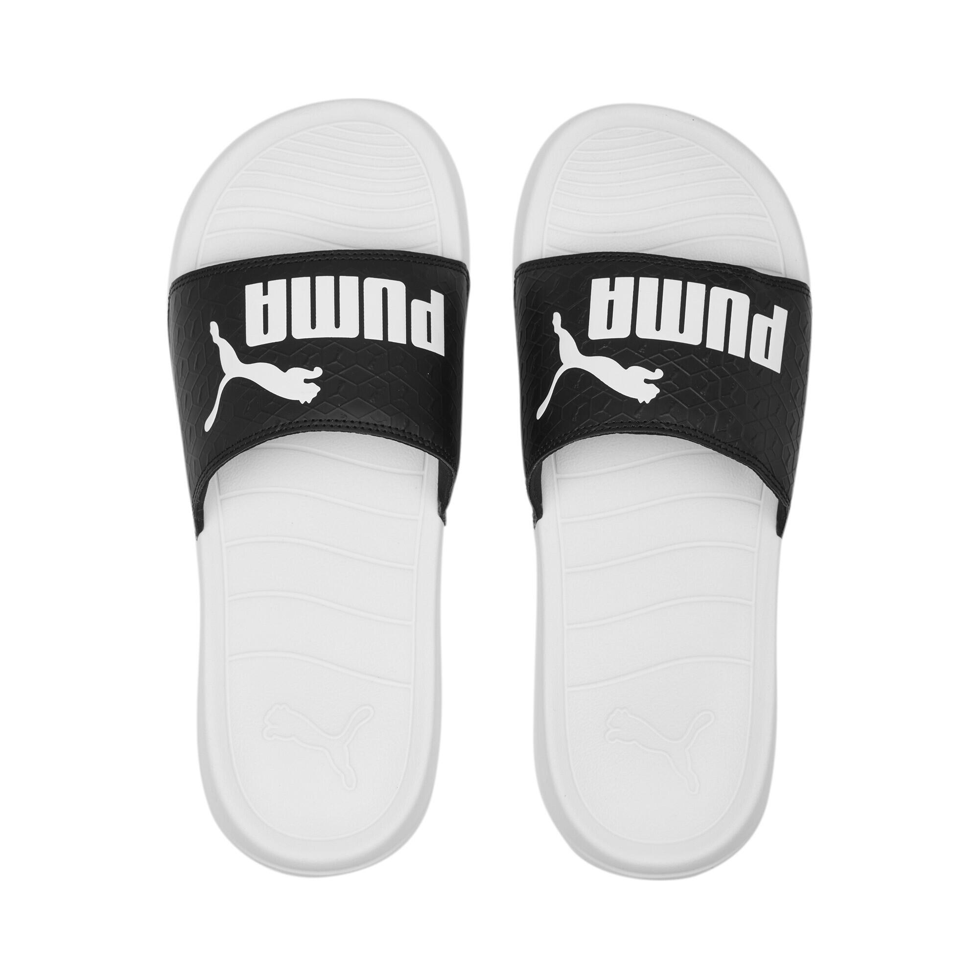 Popcat 20 Logo Power Slides Erwachsene PUMA Black White 6/6
