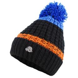 Bonnet K109 Bonnet d'hiver avec pompon et doublure polaire légère