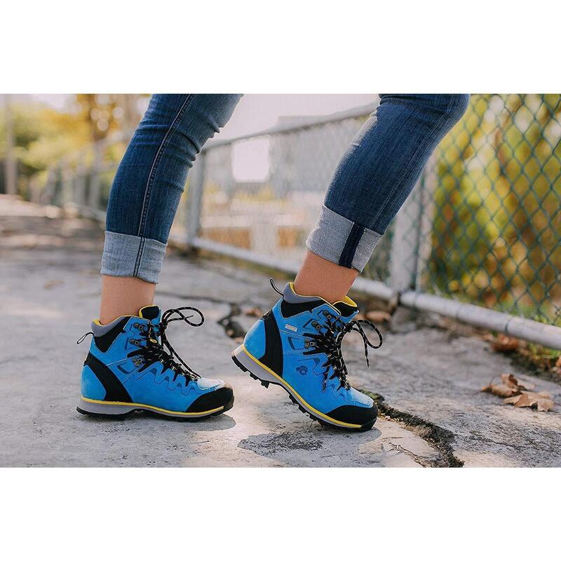 Chaussures de randonnée femme PM025 imperméables avec membrane et cuir