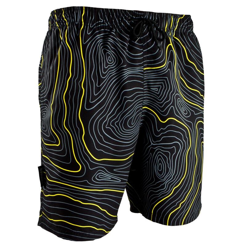 GUGGEN MOUNTAIN 2335 bañador hombre rayas casual board shorts lineas estampado