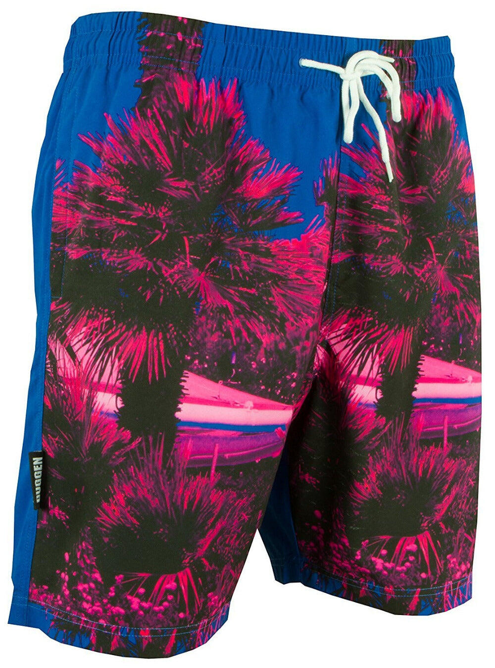 GUGGEN MOUNTAIN GUGGEN MOUNTAIN 1602 costume da bagno da uomo con palme *Stampa di alta qualità*
