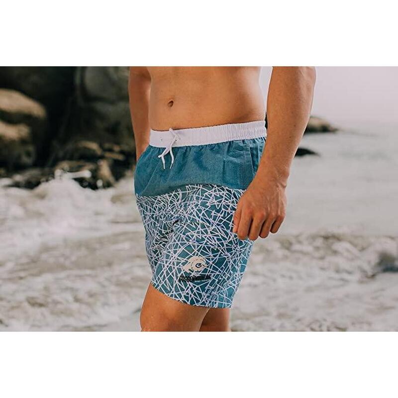 GUGGEN MOUNTAIN 1609 Boardshort Short Maillot de bain homme à séchage rapide