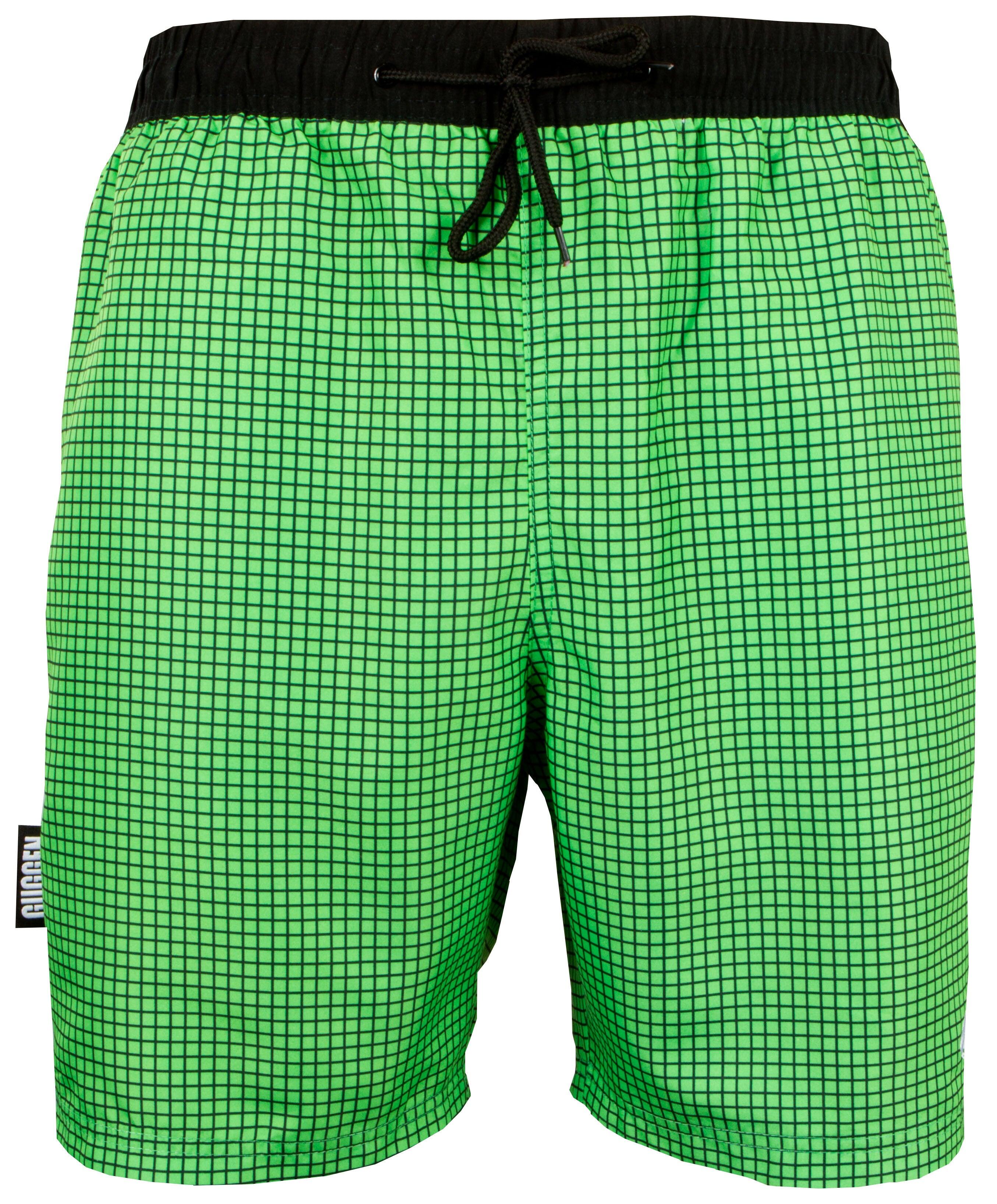 GUGGEN MOUNTAIN Style 6 Herenzwembroek geruit 5/7