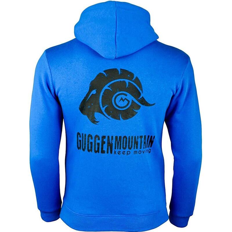 GUGGEN Mountain H02 Sweat à capuche en polaire à manches longues pour homme