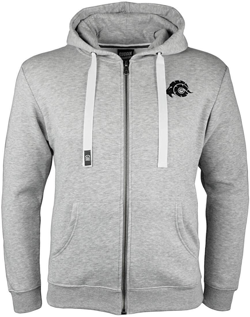 GUGGEN Mountain H06 herenhoodie met rits en fleecehoodie 2/7