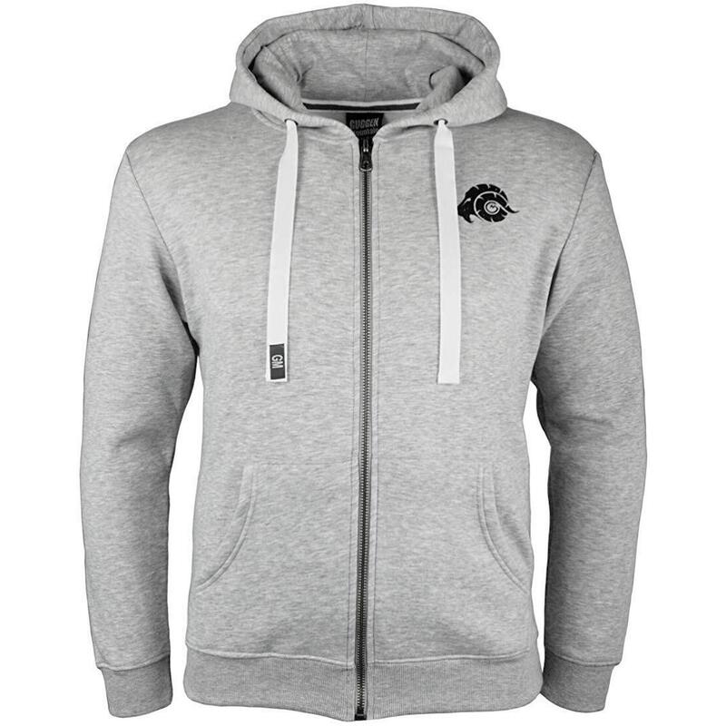 Hanorac bărbătesc cu fermoar din fleece în culori uni H06