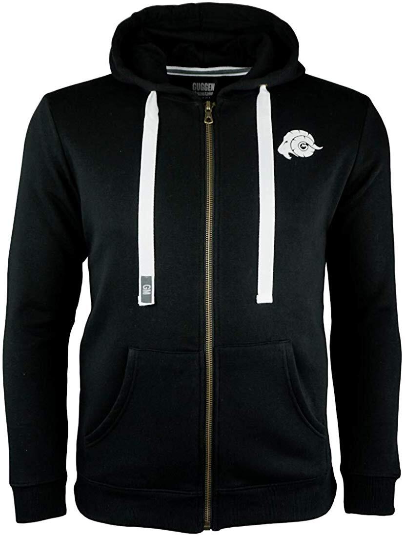 GUGGEN Mountain H06 herenhoodie met rits en fleecehoodie 4/7