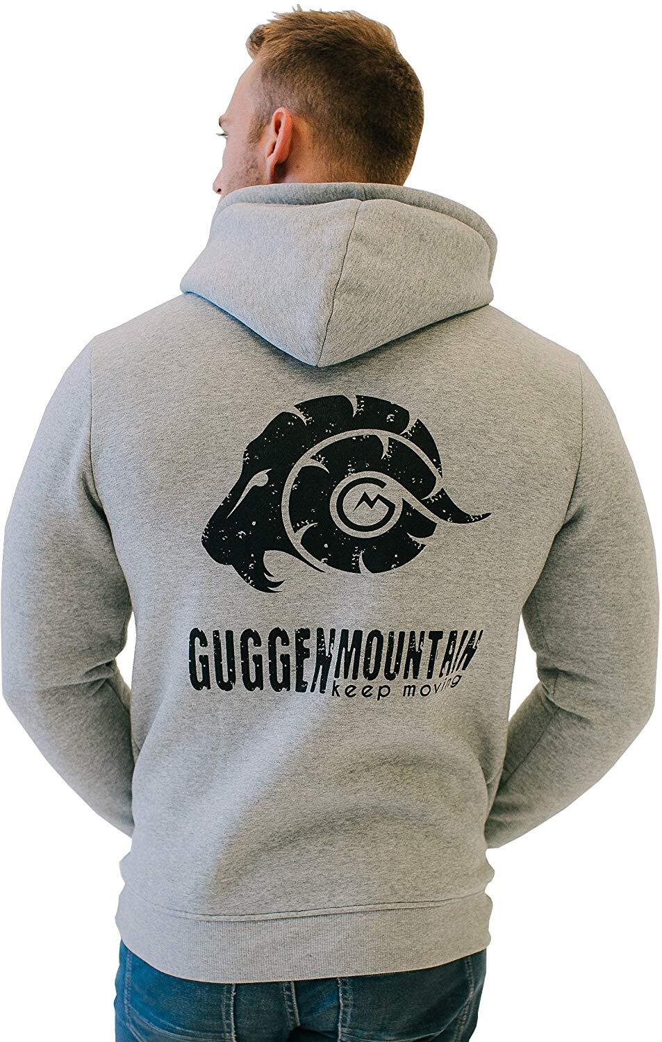 GUGGEN Mountain H06 herenhoodie met rits en fleecehoodie 2/7