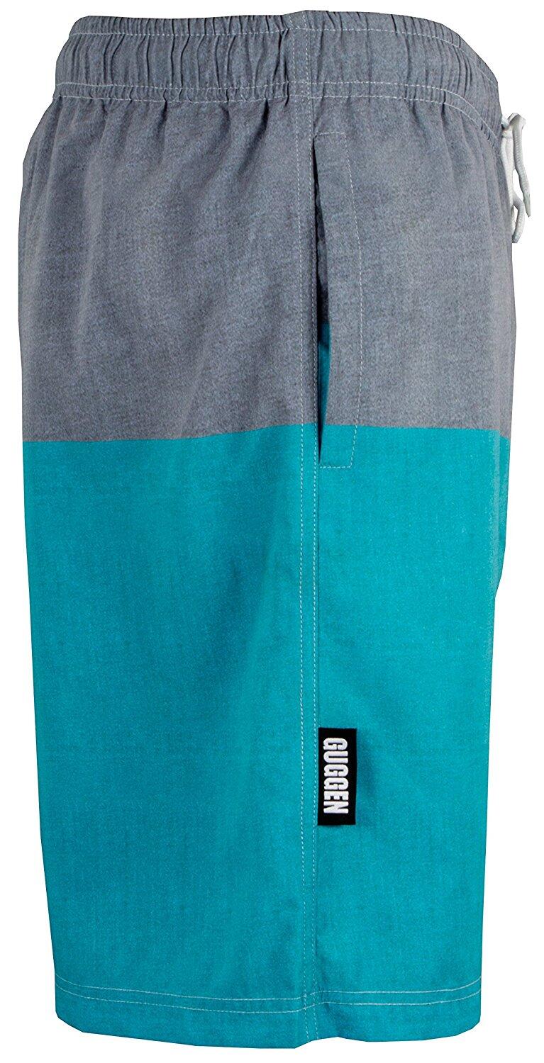 GUGGEN MOUNTAIN ZM1606 Herren Badehose im Streifenmuster Streifen 4/7