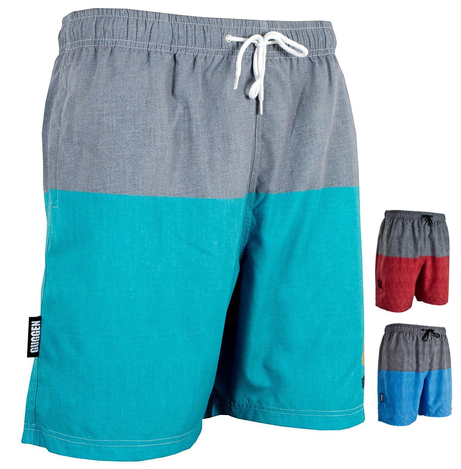 GUGGEN MOUNTAIN ZM1606 Herren Badehose im Streifenmuster Streifen 2/7