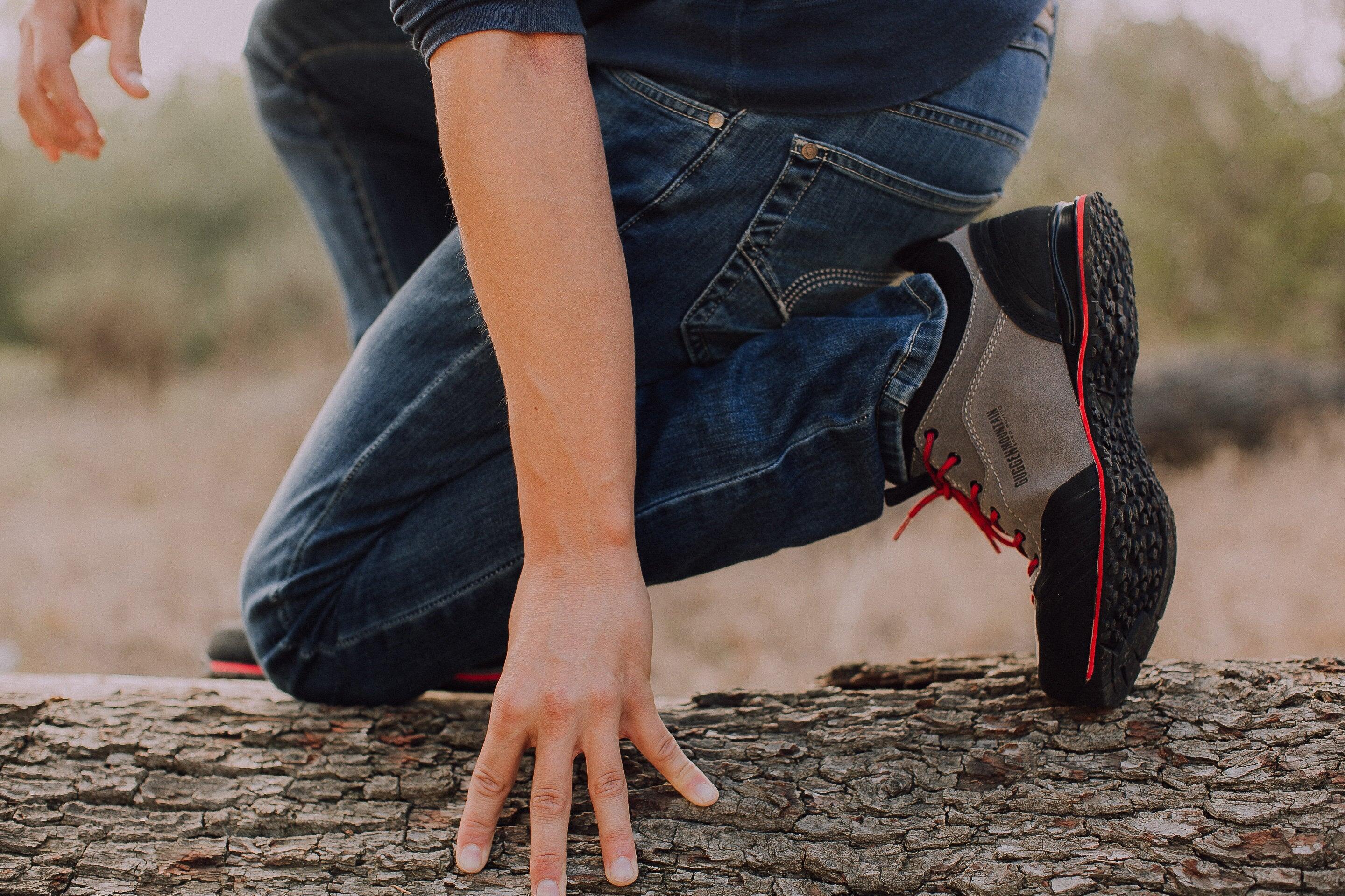 Herren Wanderschuhe PT023 Wasserdicht mit Membran und Wildleder 3/7