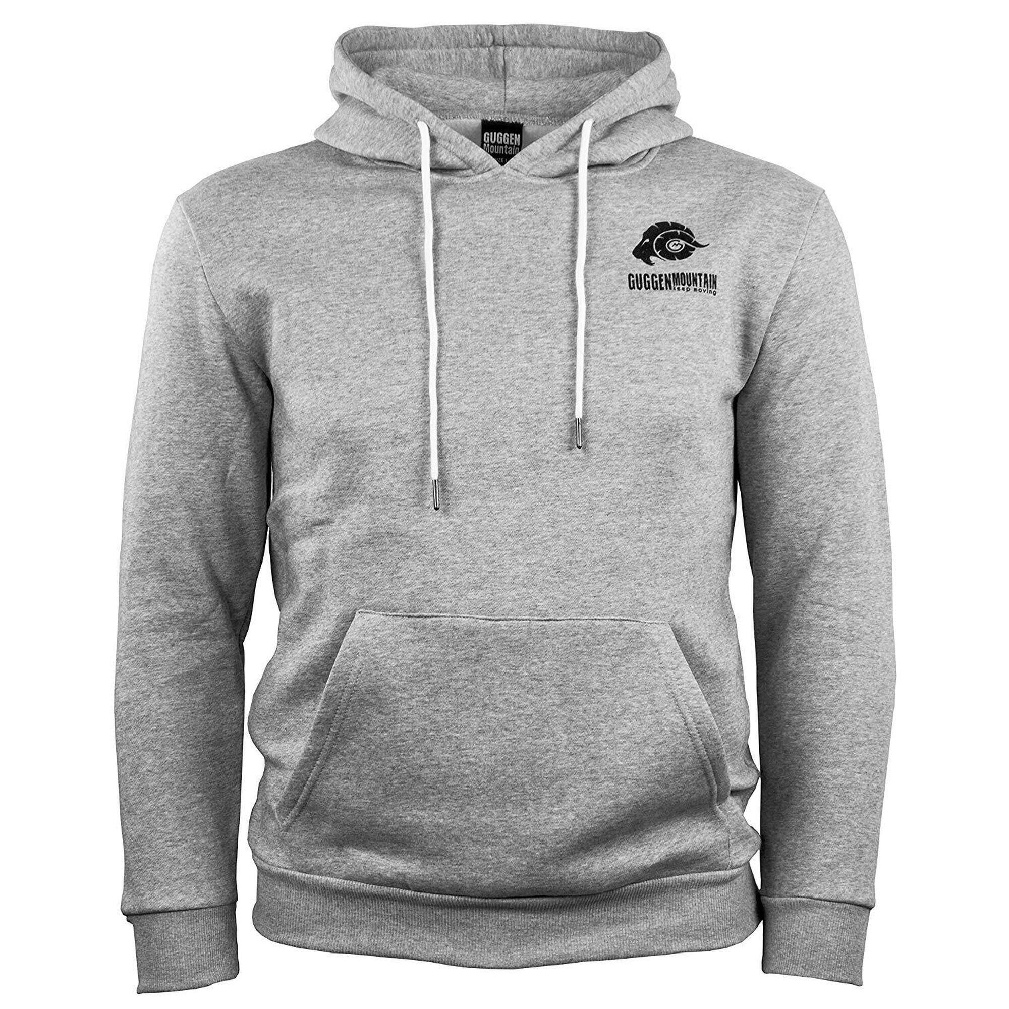 Guggen Mountain - Guggen Mountain H02 Sweat À Capuche En Polaire À Manches Longues Pour Homme - Pull - Gris - 56 3xl - Decathlon
