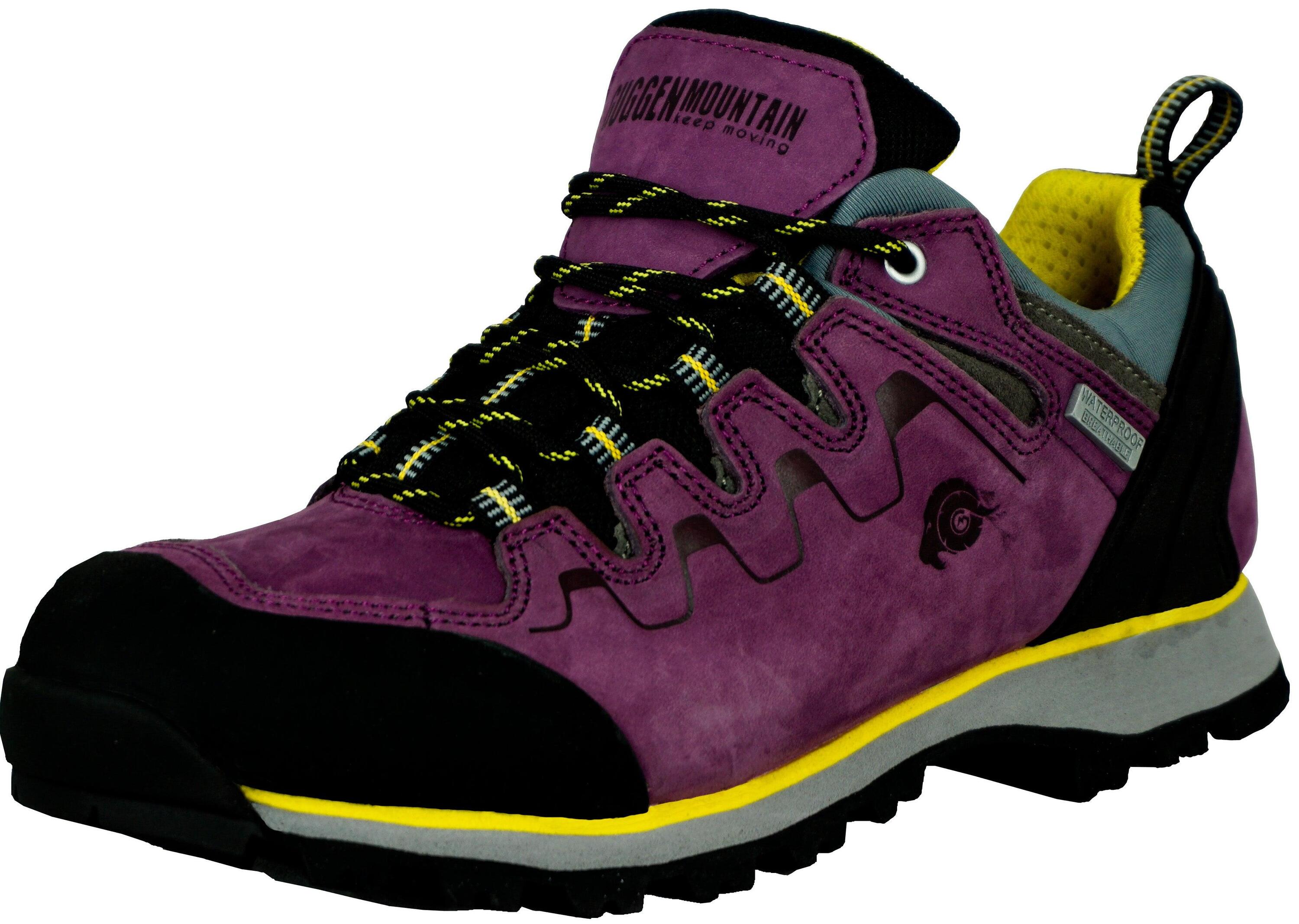 GUGGEN MOUNTAIN GUGGEN Mountain PT024 scarpa da trekking donna impermeabile con membrana e pelle