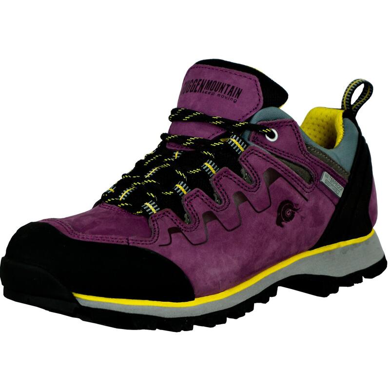 Chaussures de randonnée femme PT024 imperméables avec membrane et daim