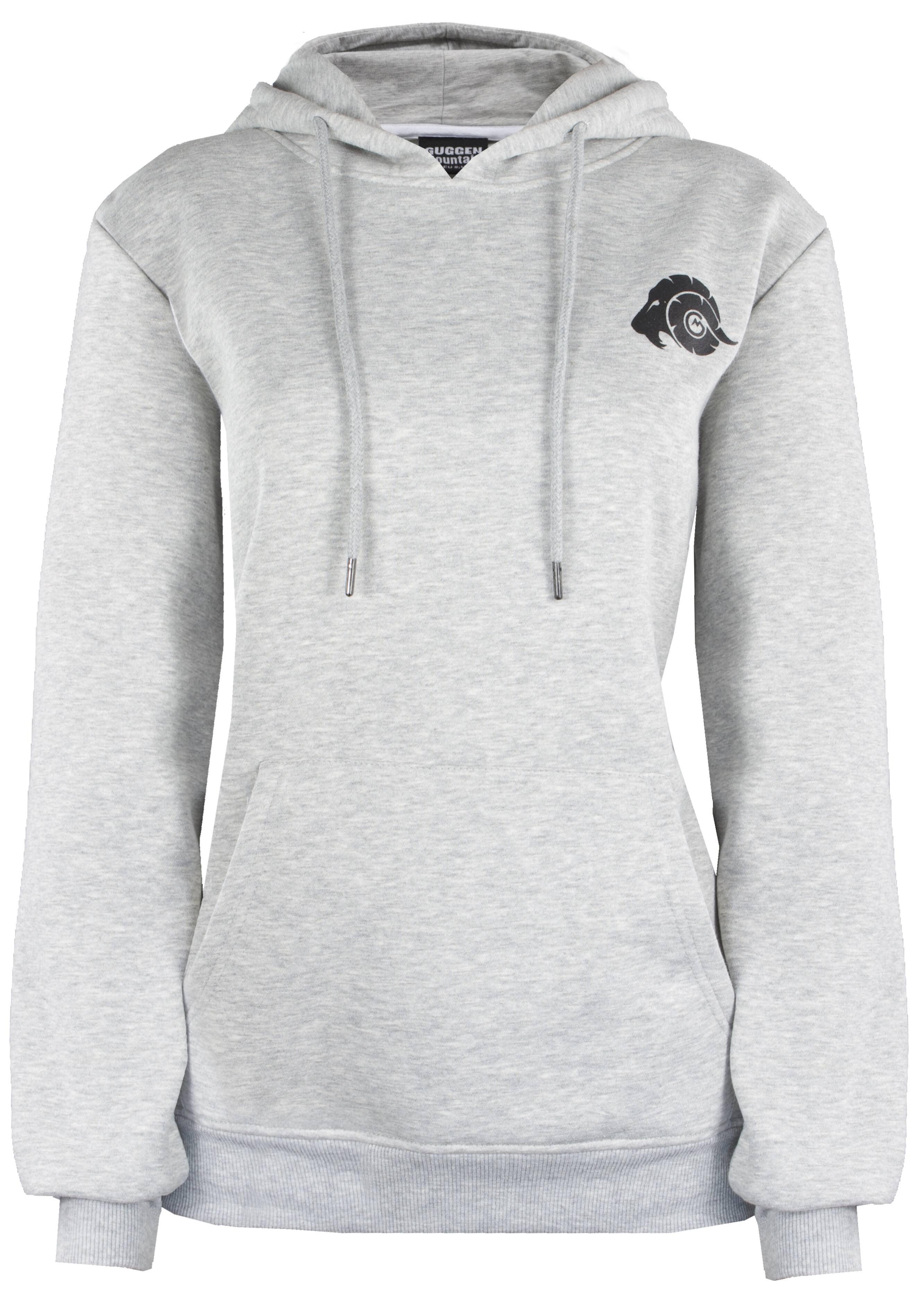 GUGGEN MOUNTAIN Dameshoodie HW08, fleecehoodie, capuchon met lange mouwen, buiten
