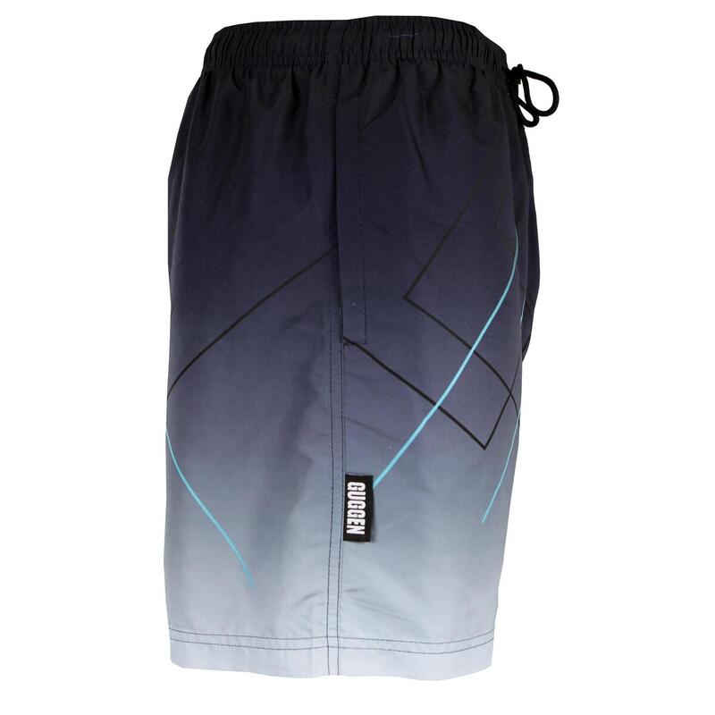 GUGGEN MOUNTAIN B2 Boardshort Short Maillot de bain homme avec motif