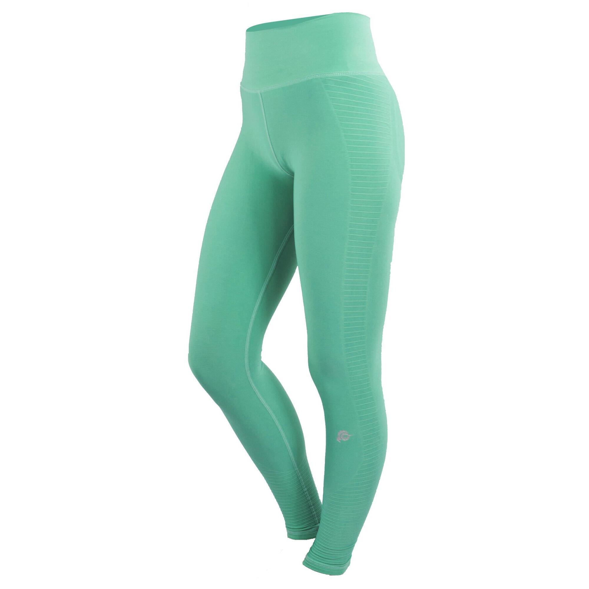 Guggen Mountain - Guggen Mountain Ll77 Tights Leggings Pour Femmes Seamless Collant - Caleçon Long - Bleu - 38 S - Decathlon
