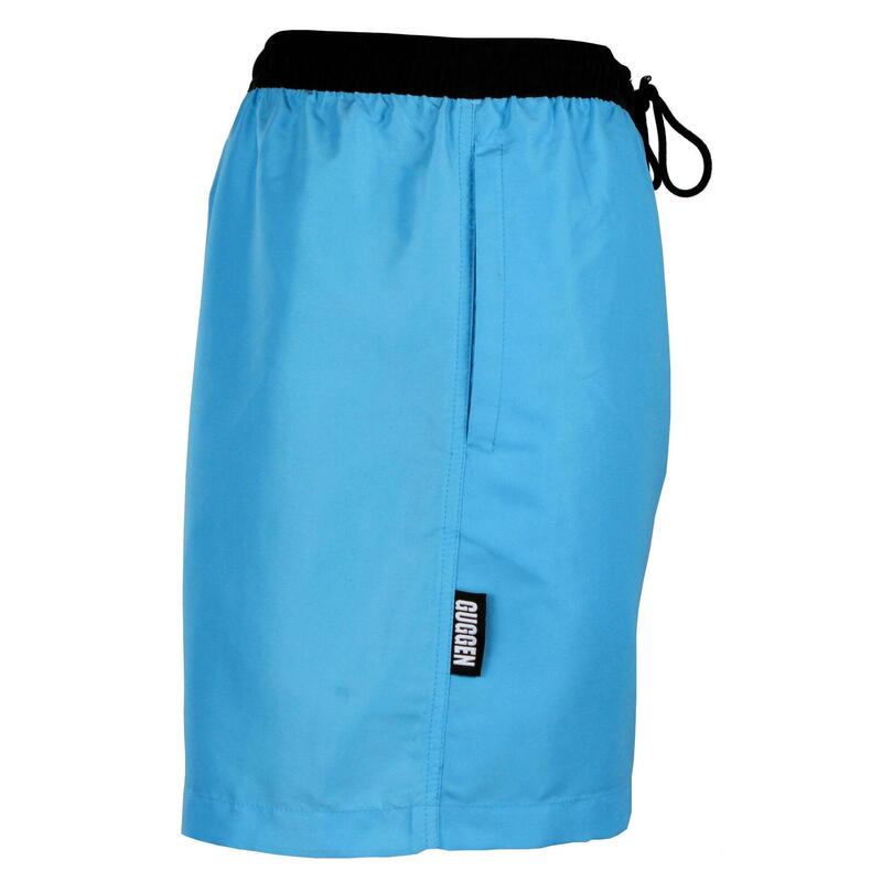 GUGGEN MOUNTAIN B12 Herren Badehose mit Streifen blau lila