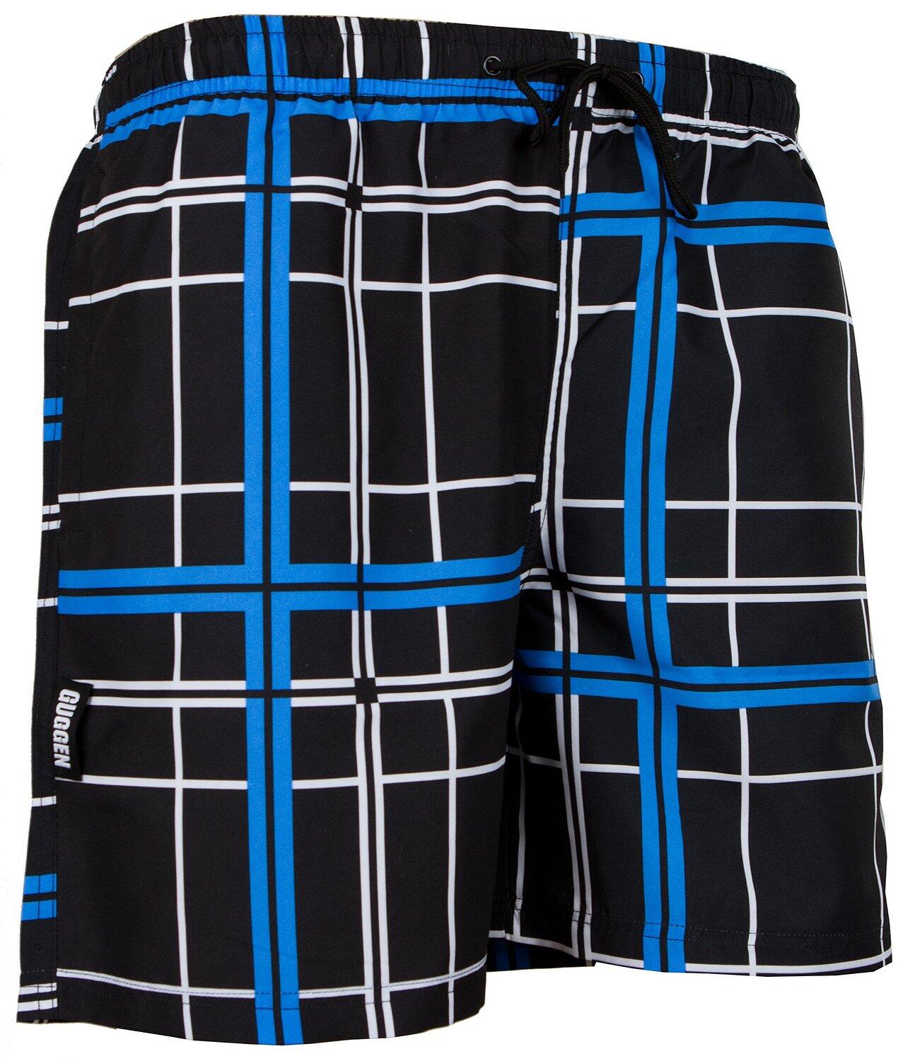 GUGGEN MOUNTAIN 2360 Boardshort Short Maillot de bain homme à carreaux 1/6