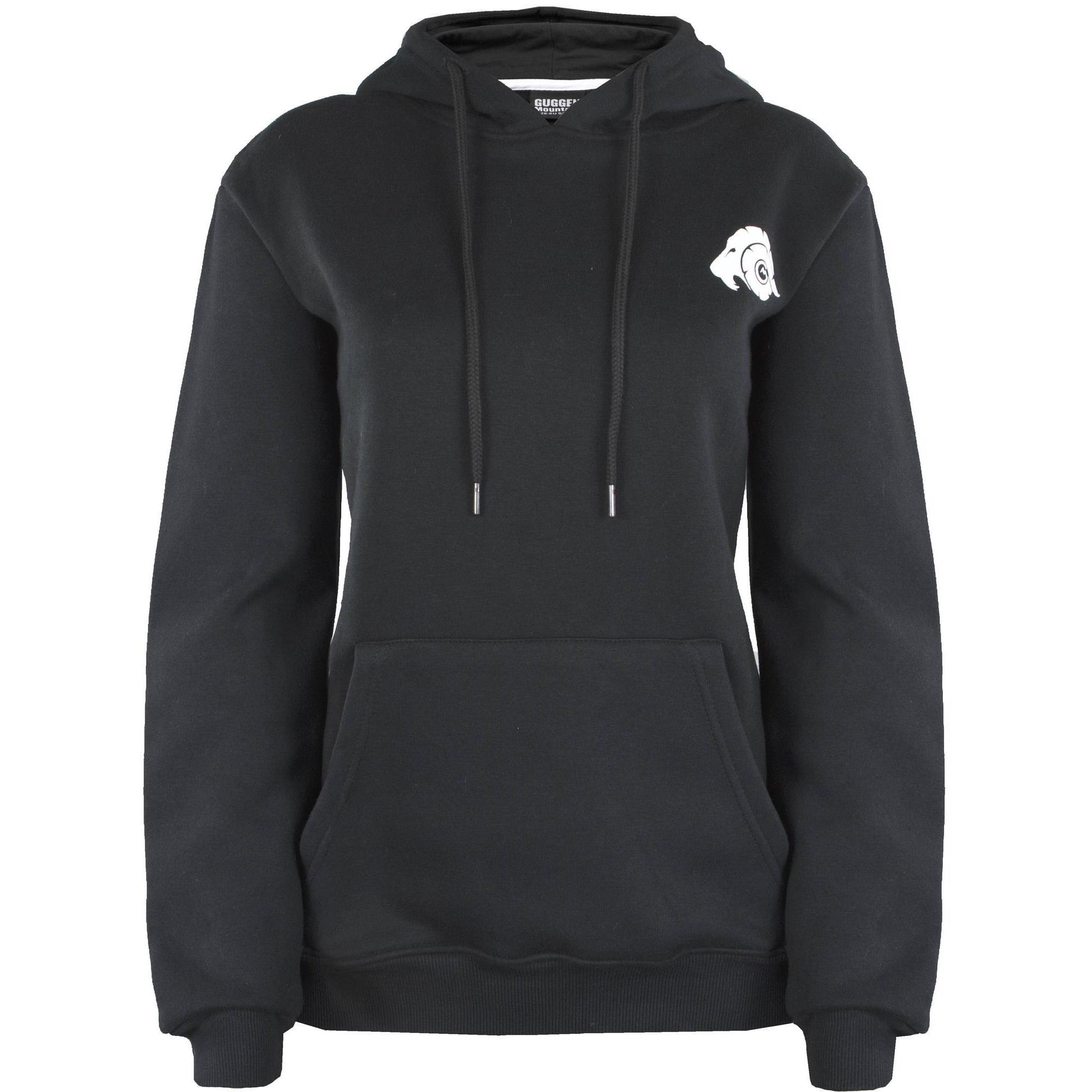 Guggen Mountain - Sweat À Capuche En Polaire Pour Femme À Manches Longues Hw08 Pour L'Extérieur - Sweat-shirt - Noir - 38 S - Decathlon