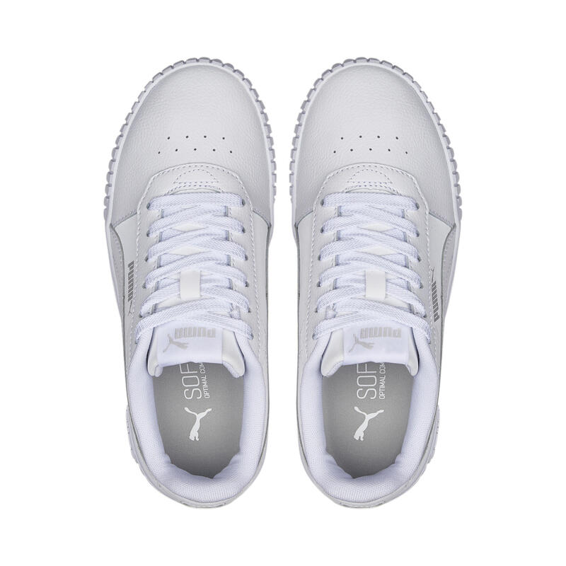 Sneakers Carina 2.0 da ragazza PUMA White Silver Gray