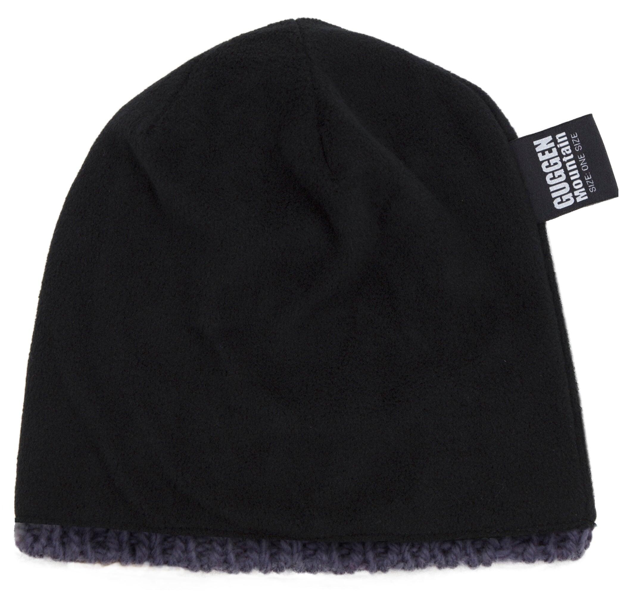 GUGGEN Mountain K013 muts Wintermuts met pompon en lichte fleece voering 7/7