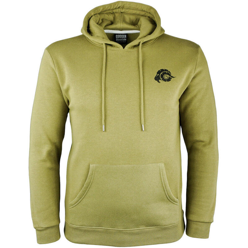 GUGGEN Mountain H02 Sweat à capuche en polaire à manches longues pour homme