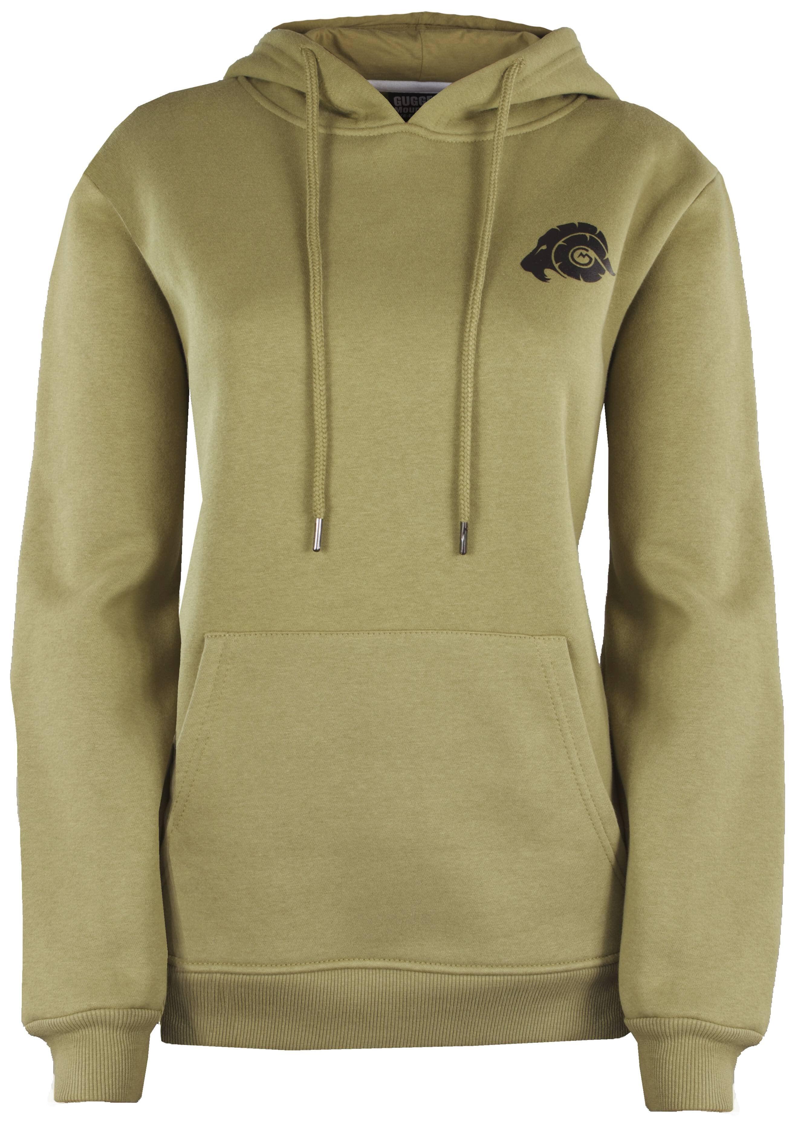 GUGGEN MOUNTAIN Dameshoodie HW08, fleecehoodie, capuchon met lange mouwen, buiten